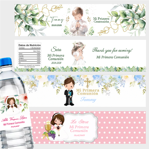 Zwitsal Baby Products - Etiqueta personalizada para botella de agua